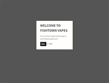 Tablet Screenshot of fishtownvapes.com